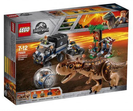 LEGO Jurassic World - Carnotaurus Menekülés a guruló gömbben