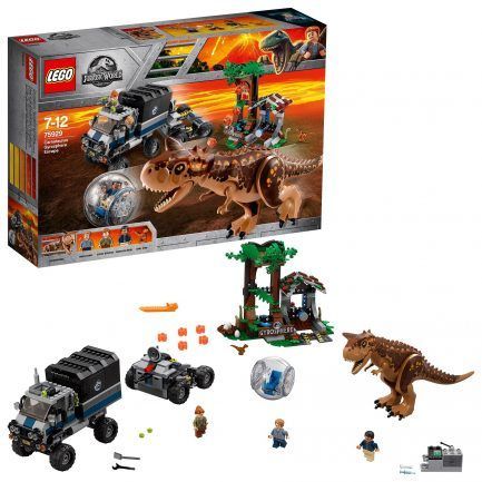 LEGO Jurassic World - Carnotaurus Menekülés a guruló gömbben