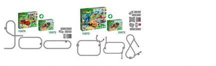 LEGO Duplo - Vasúti híd és sínek