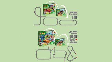 LEGO Duplo - Vasúti híd és sínek