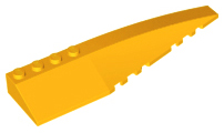 LEGO alkatrész - Bright Light Orange Wedge 12 x 3 Right