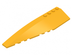 LEGO alkatrész - Bright Light Orange Wedge 12x3 Left