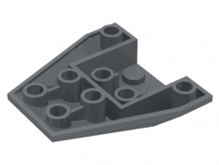 LEGO Alkatrész - Dark Bluish Gray Wedge 4x4 Triple Inverted