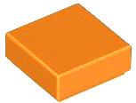 LEGO Alkatrész - Orange Tile 1x1 with Groove