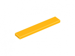 Lego alkatrész - Bright Light Orange Tile 1x6