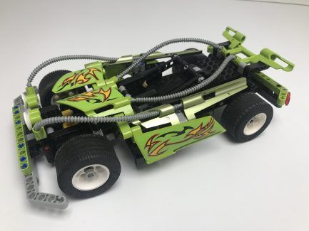 Lego Technic - Motoros Zöld Versenyautó