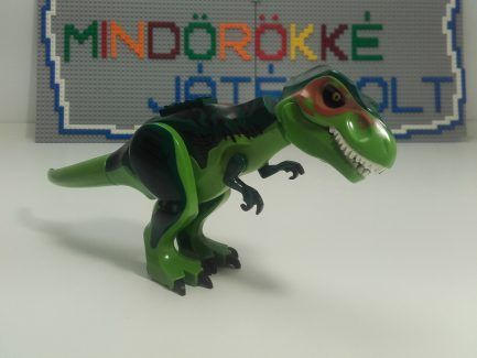 Dinoszaurusz figura - Zöld T-rex