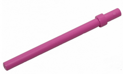 Lego Alkatrész - Dark pink bar 6L with stop ring