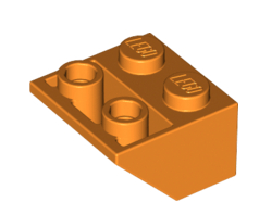 Lego alkatrész - Orange Slope, Inverted 45 2 x 2