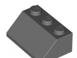 LEGO alkatrész - Dark Bluish Gray Slope 45 2 x 3