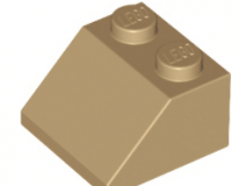 LEGO alkatrész - Dark Tan Slope 45 2 x 2