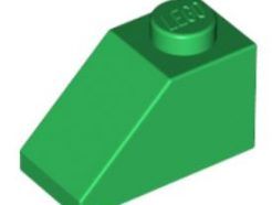 LEGO alkatrész - Green Slope 45 2 x 1