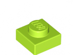 LEGO alkatrész - Lime Plate 1 x 1