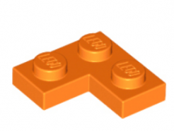 LEGO alkatrész - Orange Plate 2 x 2 Corner