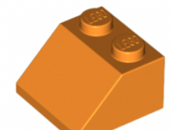 LEGO alkatrész - Orange Slope 45 2 x 2