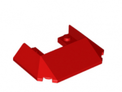 LEGO alkatrész - Red Slope 45 6 x 4 Double / 33 (Train Roof)