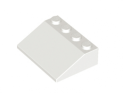 LEGO alkatrész - White Slope 33 3 x 4