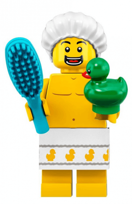 LEGO gyűjthető minifigura col19-02 - Shower guy