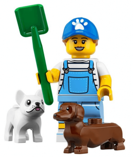 LEGO gyűjthető minifigura col19-09 - Dog keeper