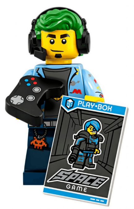 LEGO gyűjthető minifigura col19-01 - Video game champ