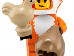 LEGO gyűjthető minifigura col19-14 - Fox costume girl