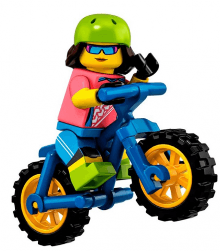 LEGO gyűjthető minifigura col19-16 - Mountain biker