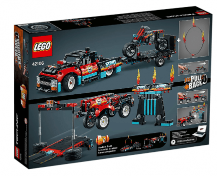Lego - Technic 42106 - Kaszkadőr teherautó és motor