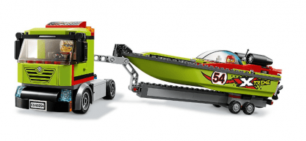 Lego - City 60254 - Versenycsónak szállító