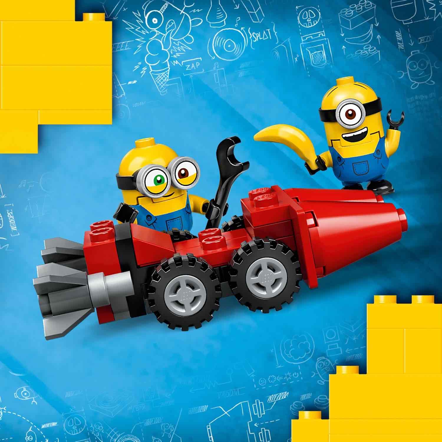 LEGO Minions – 75549 – Megállíthatatlan motoros üldözés – Mindörökké ...