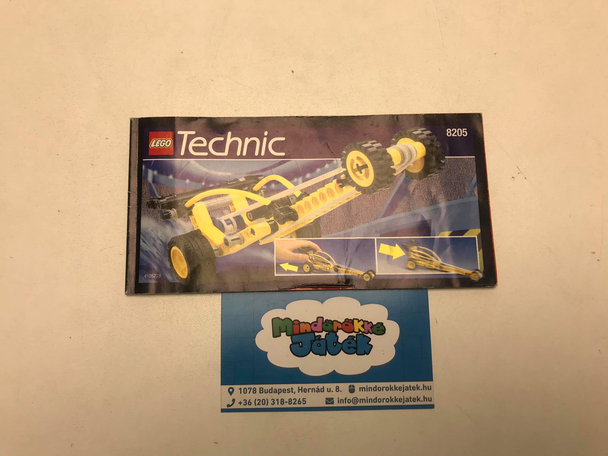 H8205 - LEGO Technic 8205 - Citromsárga Bungee Blaster ...
